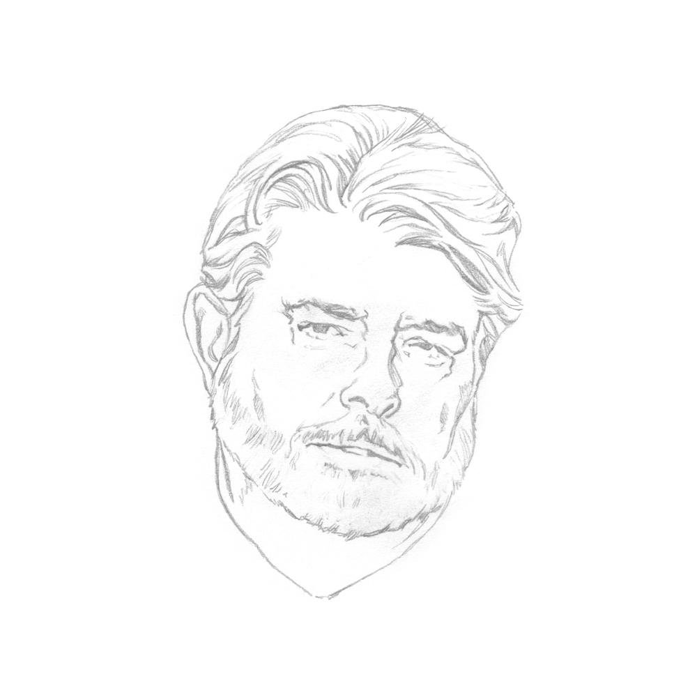 1000x1000 Tiny Drawing Of George Lucas Brandon Bird - George Drawing