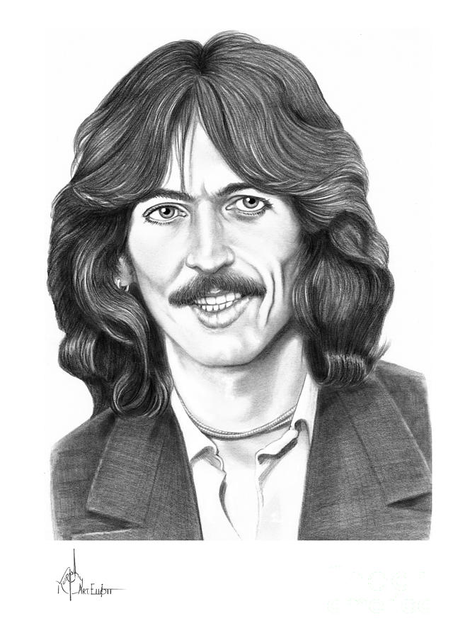 647x900 george harrison drawing - George Harrison Drawing