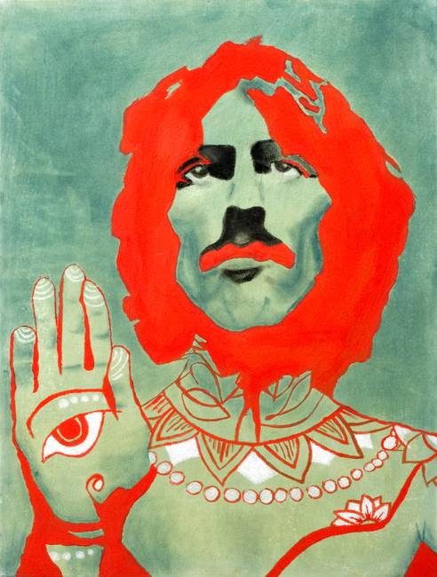 492x650 george harrison - George Harrison Drawing