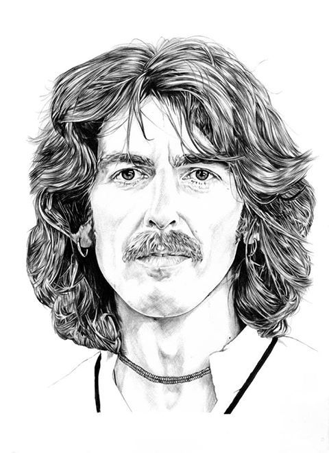 480x660 george harrison - George Harrison Drawing
