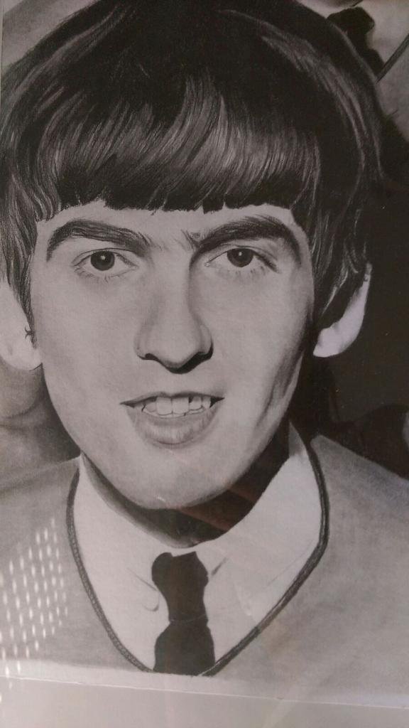 576x1024 george harrison on twitter - George Harrison Drawing
