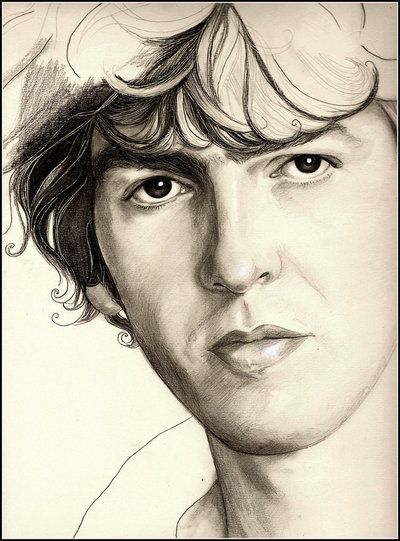 400x541 think for yourself w i p - George Harrison Drawing