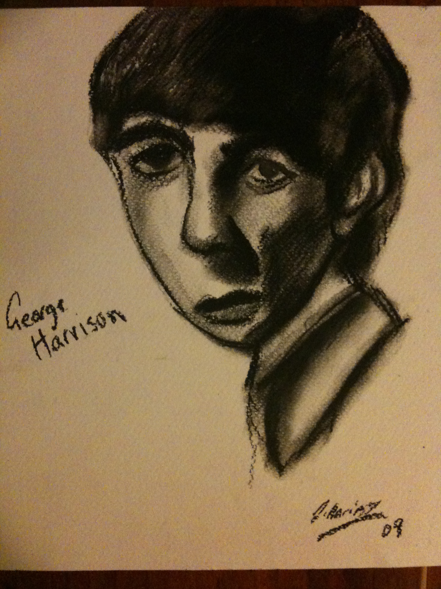 1536x2048 george harrison feeling - George Harrison Drawing