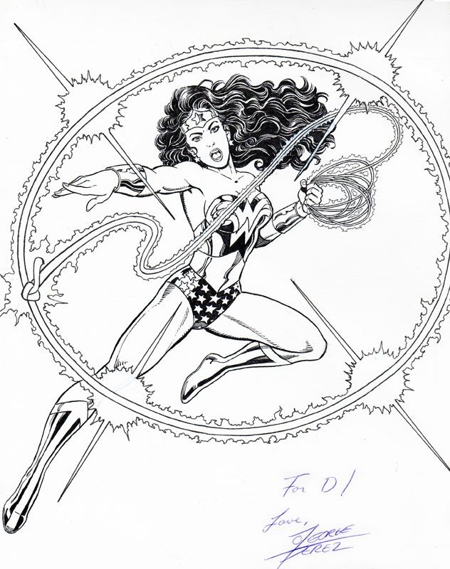 632x800 george perez art is awesome, especially his version of diana - George Perez Drawing