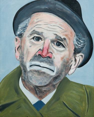 375x469 george w bush paintings for sale saatchi art - George W Bush Drawing