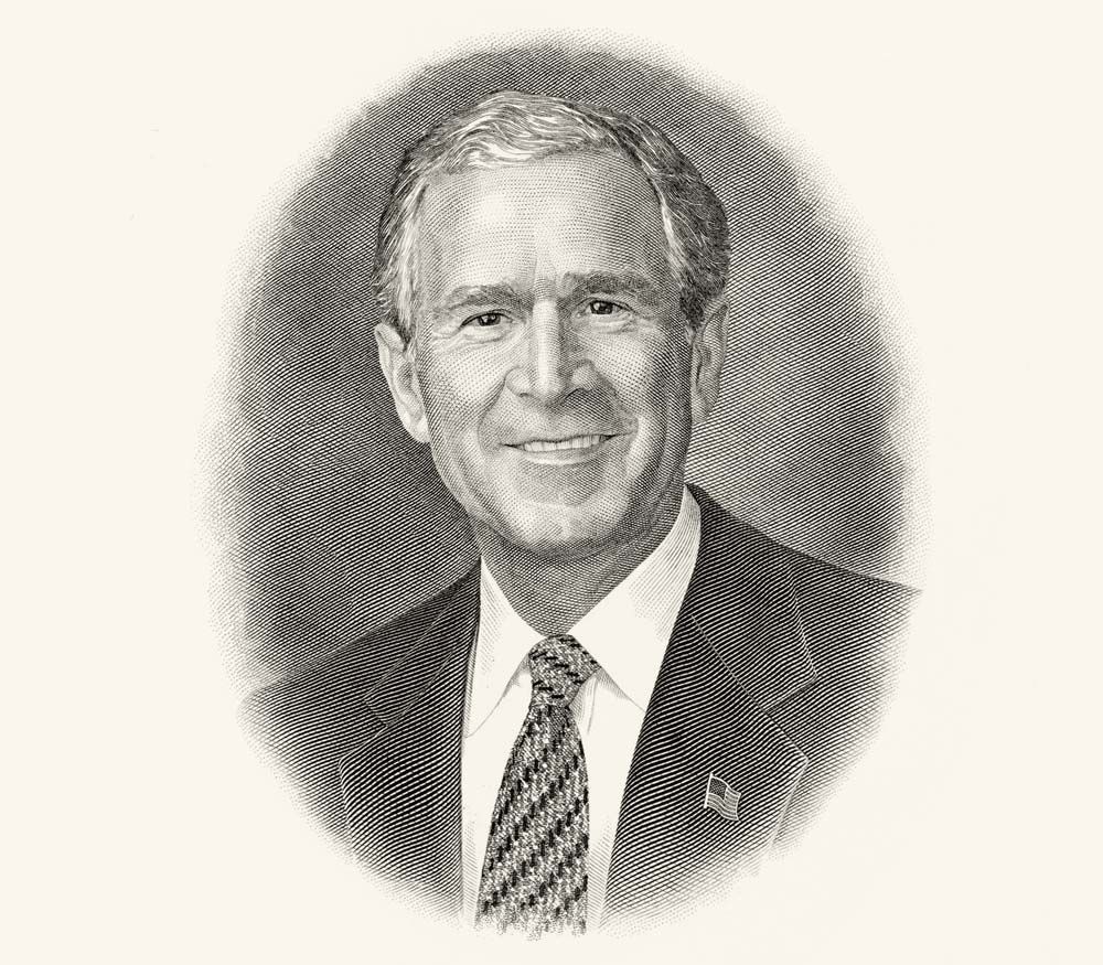 W Bush Drawing at Explore collection of