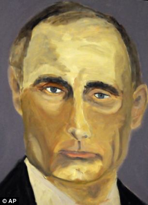 306x423 george w bush reveals his striking new paintings of world leaders - George W Bush Drawing