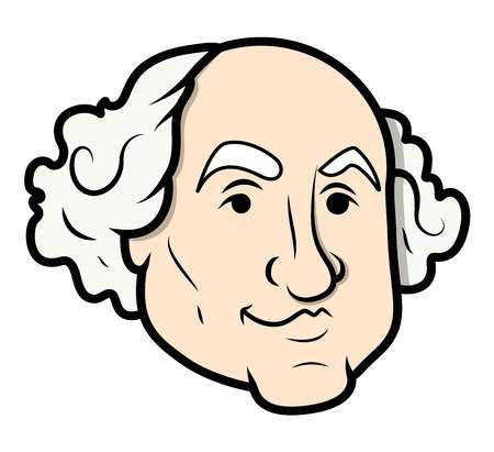 450x411 washington clipart clipart george - George Washington Cartoon Drawing