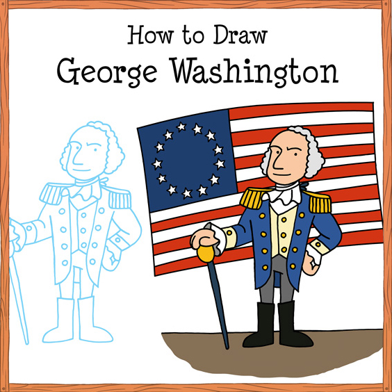 George Washington Drawing at PaintingValley.com | Explore collection of ...