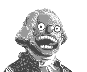 300x250 yellmo as george washington drawing - George Washington Drawing