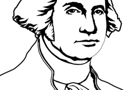250x180 National Symbols - George Washington Drawing Simple