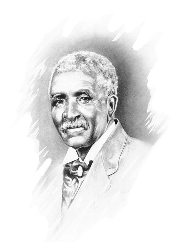 600x800 George Washington Carver Art Print - George Washington Drawing Simple