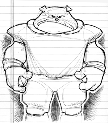 350x398 Georgia Football Jaggedsmile - Georgia Bulldogs Drawings