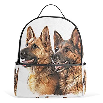 355x355 lorvies drawing dog german shepherd school backpack - German Sheperd Drawing