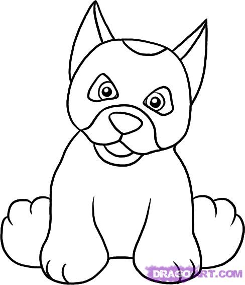 488x566 How To Draw German Shepherd, Step - German Shepherd Easy Face Drawing