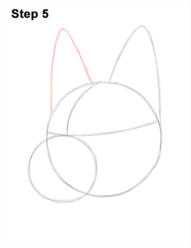 386x500 How To Draw A German Shepherd Video Step - German Shepherd Face Drawing