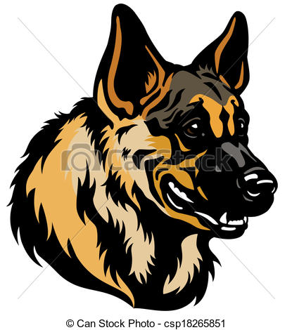 415x470 german shepherd head german shepherd dog head isolated on white - German Shepherd Head Drawing