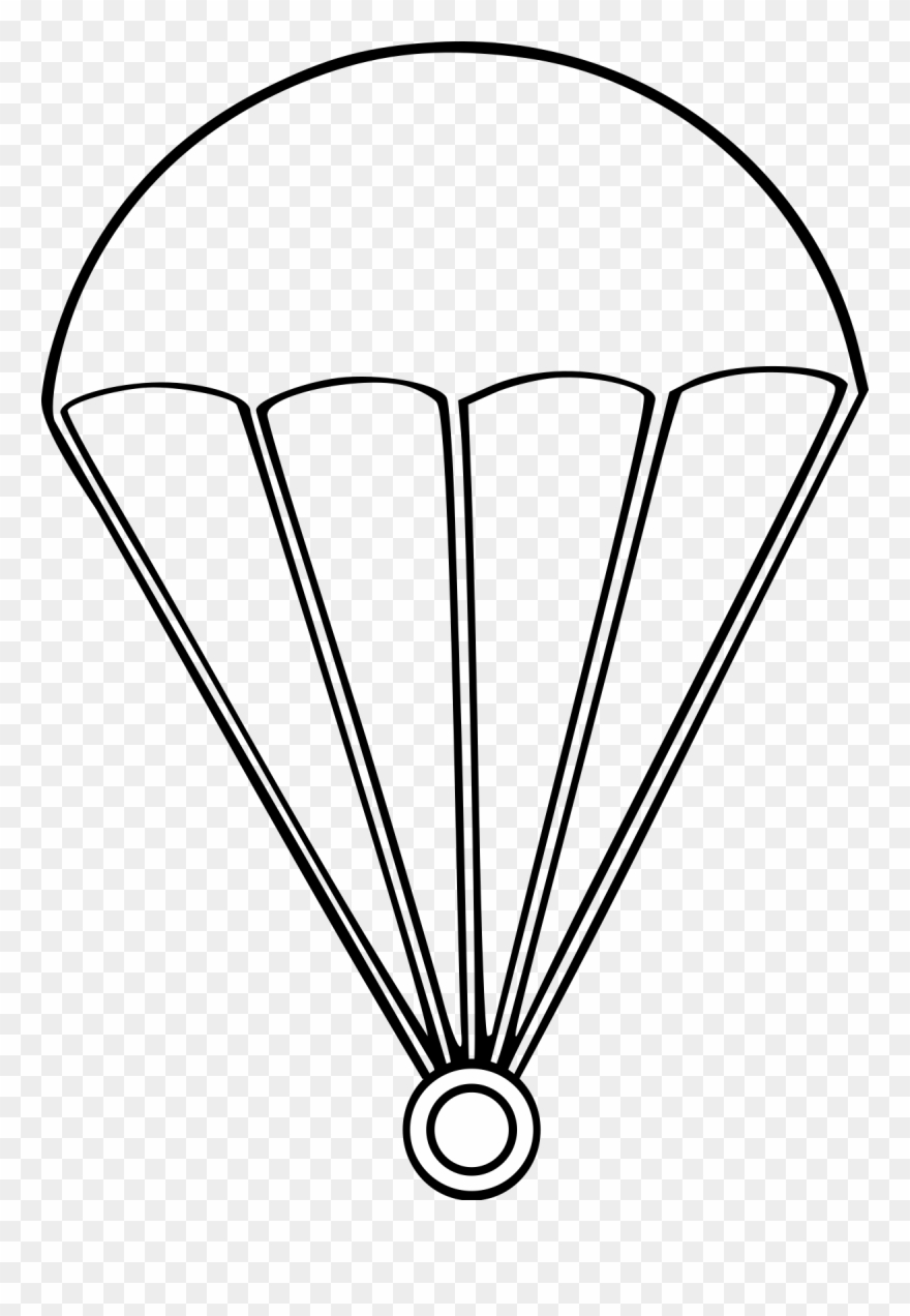 880x1272 parachute clipart drawing - Germany Drawing