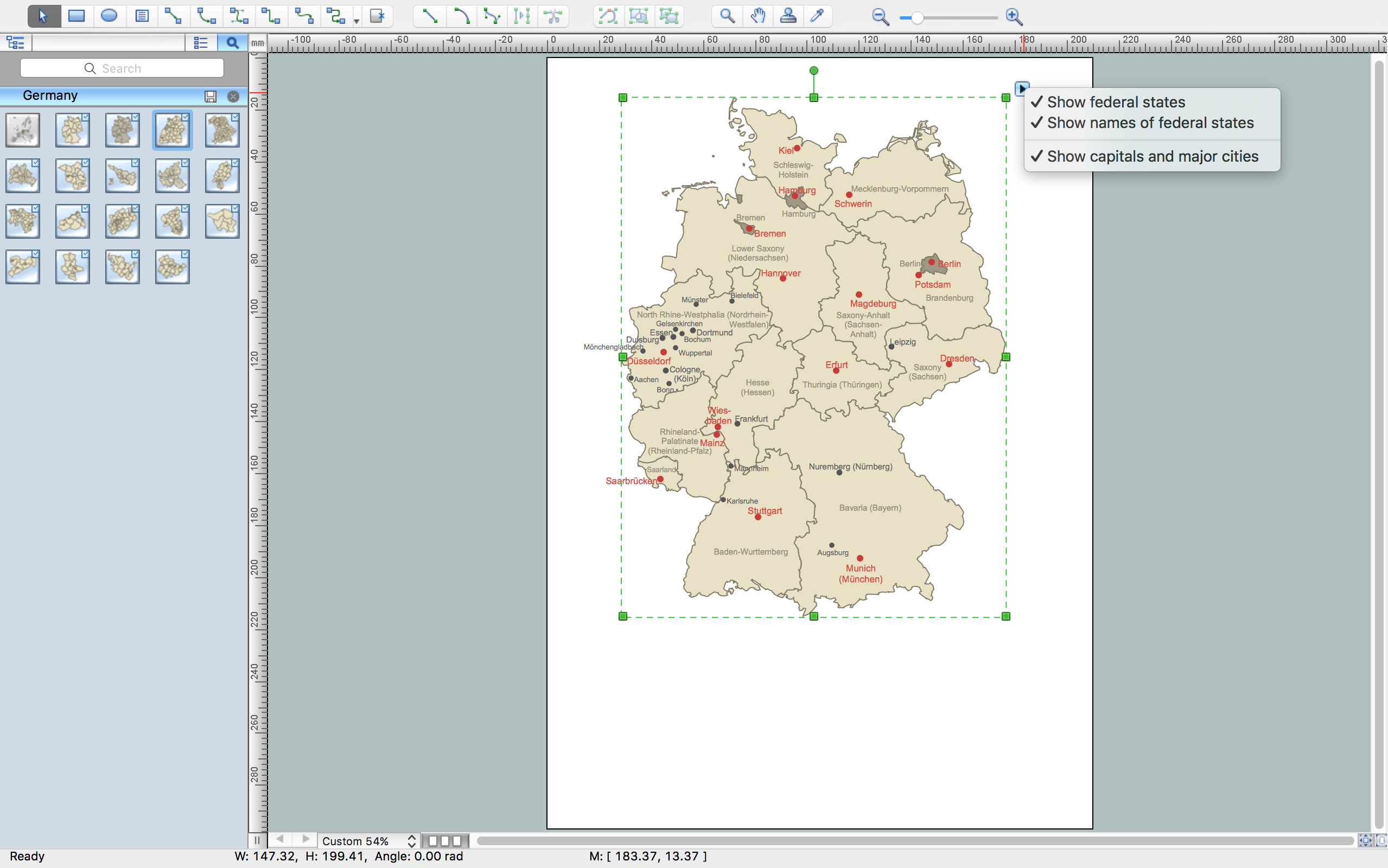 2558x1600 Germany Map - Germany Map Drawing