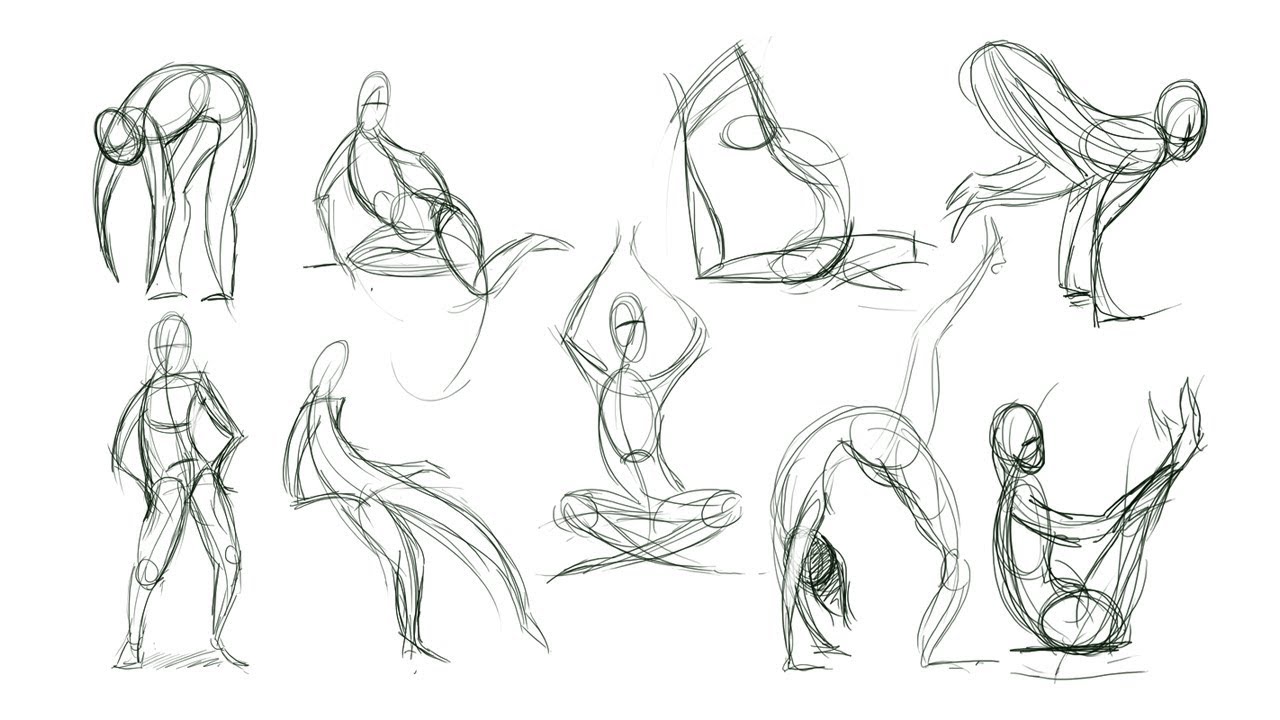 1280x720 Create Dynamic Poses Using Gesture Drawing - Gesture Drawing