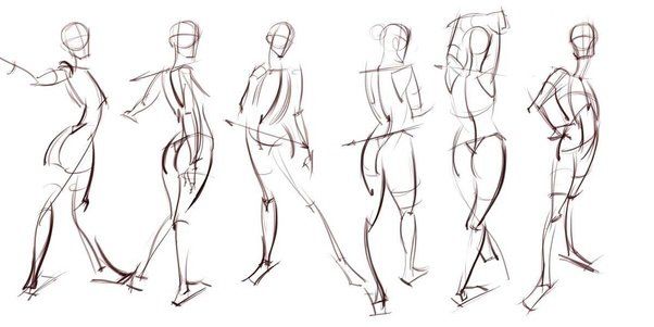 602x301 Gesture Drawing - Gesture Figure Drawing