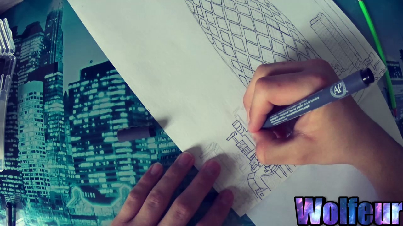 1280x720 Speed Drawing Gherkin - Gherkin Drawing
