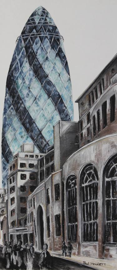 375x859 The Gherkin Drawing - Gherkin Drawing