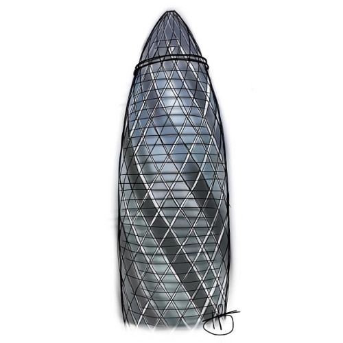 500x500 The Gherkin Drawing - Gherkin Drawing
