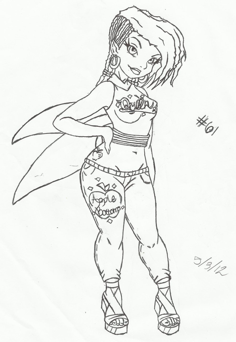 900x1302 black ghetto girl drawing coloring - Ghetto Girl Drawing