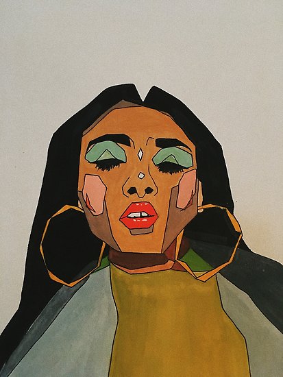 413x550 ghetto girl posters - Ghetto Girl Drawing