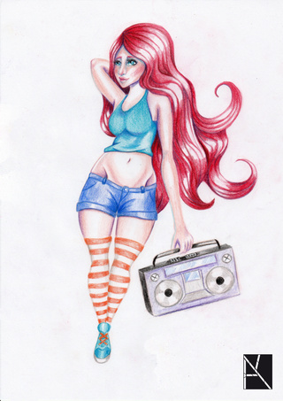 320x453 ghetto drawings on paigeeworld pictures of ghetto - Ghetto Girl Drawing
