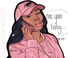 236x202 best black girl art ! images black girl art, black women art - Ghetto Girl Drawing