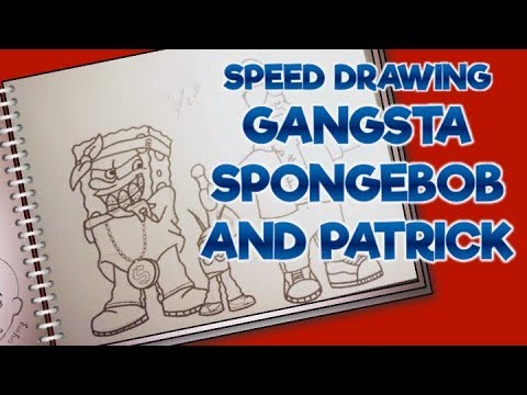 480x360 Speed Drawing - Ghetto Spongebob Drawing