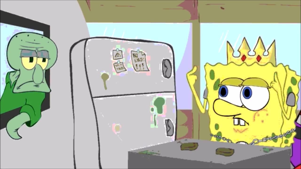 1280x720 Spongebob In The Hood - Ghetto Spongebob Drawing