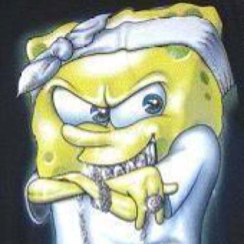 500x500 The Ghetto Spongebob - Ghetto Spongebob Drawing