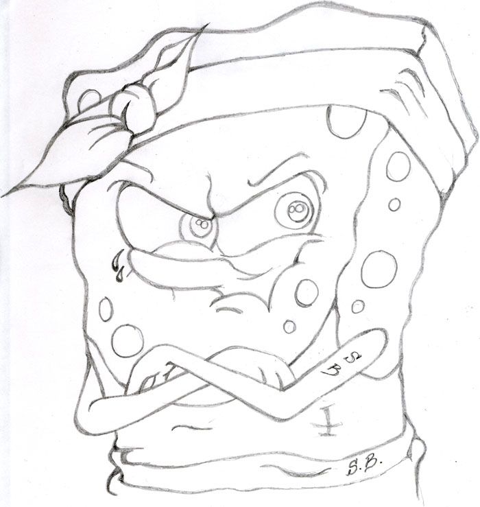 97 Ghetto Spongebob Coloring Pages Pictures
