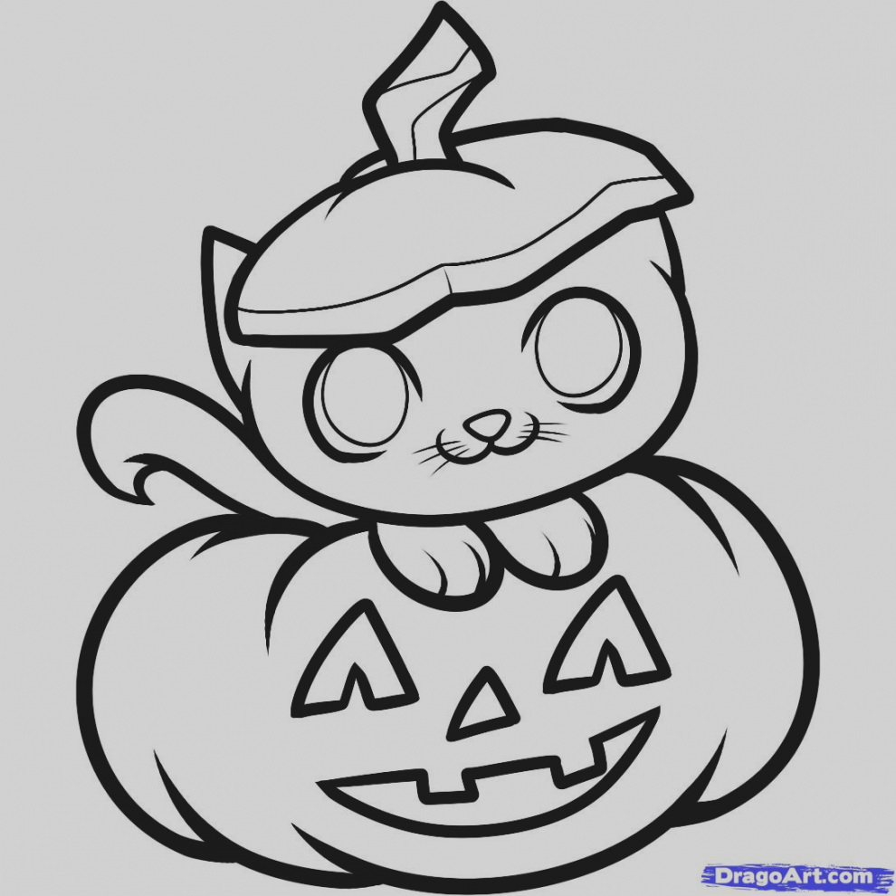 990x990 Easy Halloween Drawings New Of Easy Halloween Drawings How To Draw - Ghost Cartoon Drawing