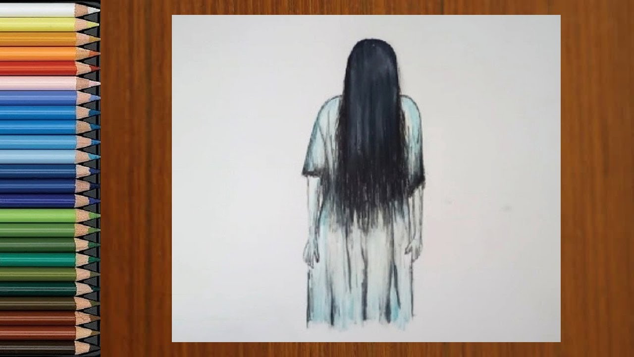 1280x720 Scary Drawings - Ghost Drawing