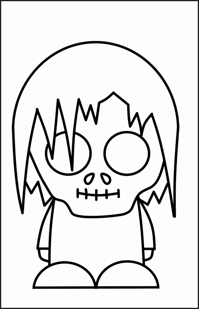 666x1035 Ghost Drawing Easy - Ghost Drawing Easy