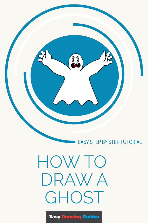 600x900 How To Draw A Ghost Easy Drawing Guides - Ghost Drawing Easy