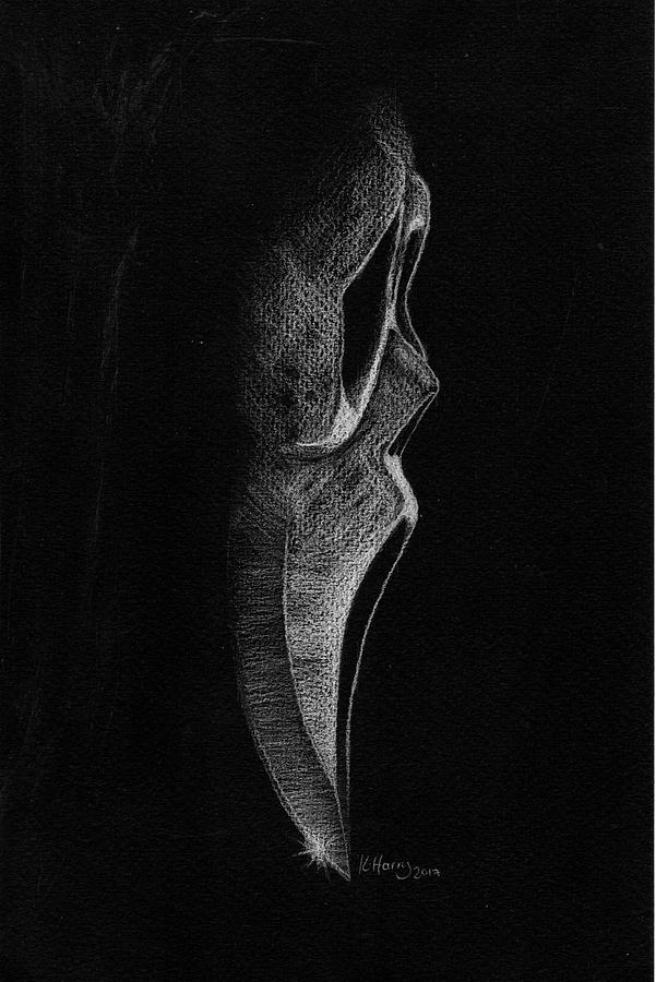 601x900 Ghostface Drawing - Ghost Face Drawing