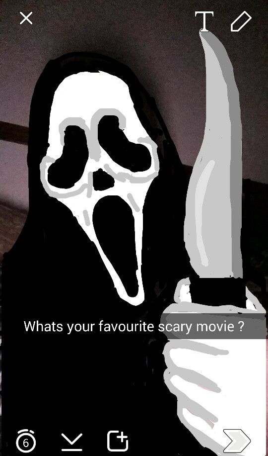 540x917 Me As Ghost Face !! My Snapchat Drawings !! Snapchat Art - Ghost Face Drawing