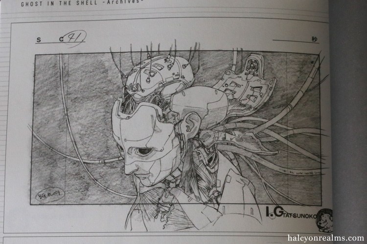 750x500 Ghost In The Shell Genga Collection Art Book Review - Ghost In The Shell Drawing