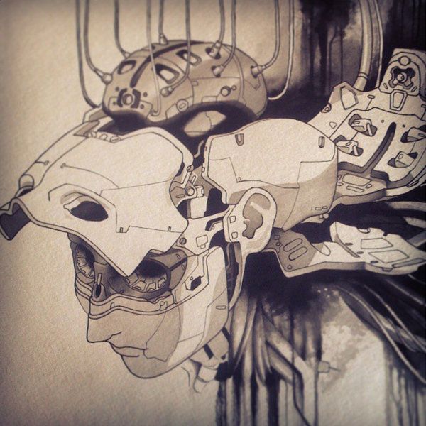600x600 Ghost In The Shell - Ghost In The Shell Drawing