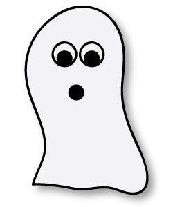 250x300 Ghost Clip Art Free - Ghost Line Drawing
