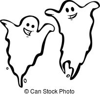 205x194 ghost illustrations and clipart ghost royalty free - Ghost Line Drawing