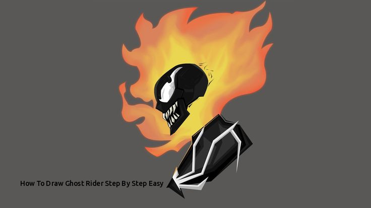 736x414 How To Draw Ghost Rider Step - Ghost Rider Drawing