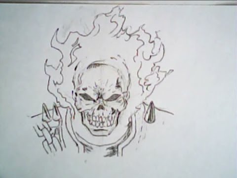480x360 Ghost Rider Drawing - Ghost Rider Drawing