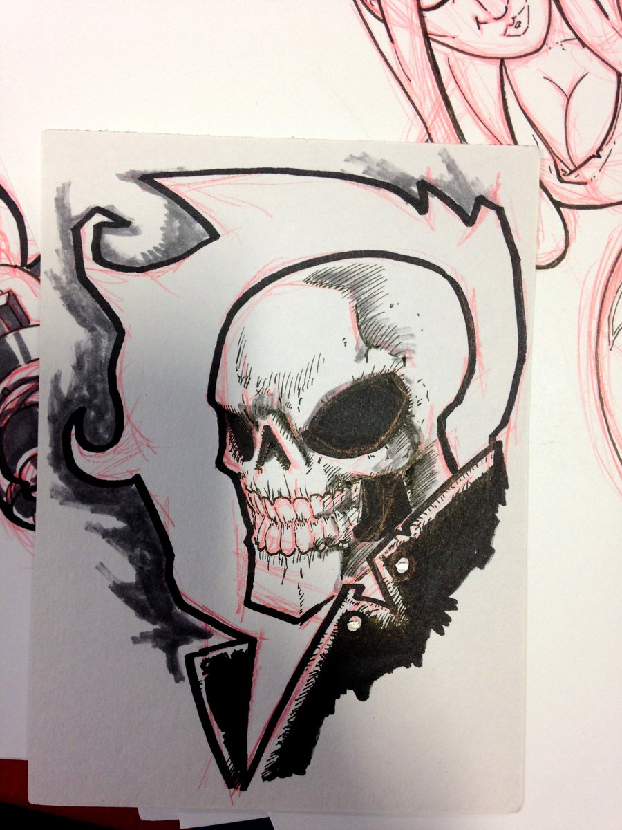 900x1200 Dan B - Ghost Rider Drawing