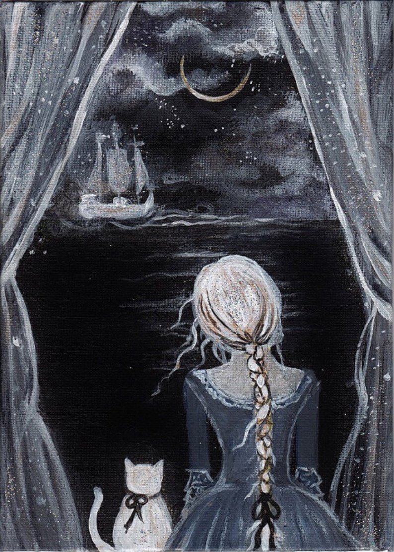 794x1114 Ghost Ship Etsy - Ghost Ship Drawing